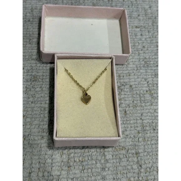 Vintage "Ginny's Necklace" by Shirley's Dollhouse – Gold Heart Pendant - Picture 4 of 5